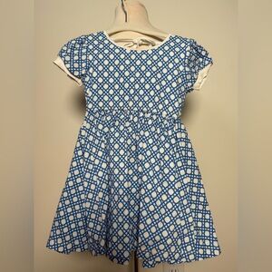 Blue and White Kids Dress
